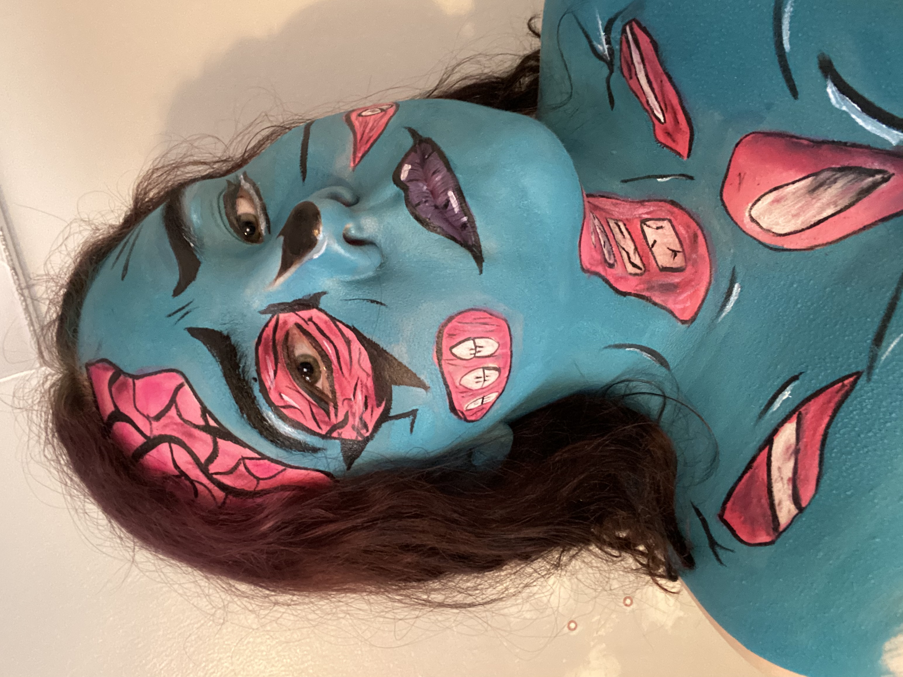 Pop Art Zombie Body Art