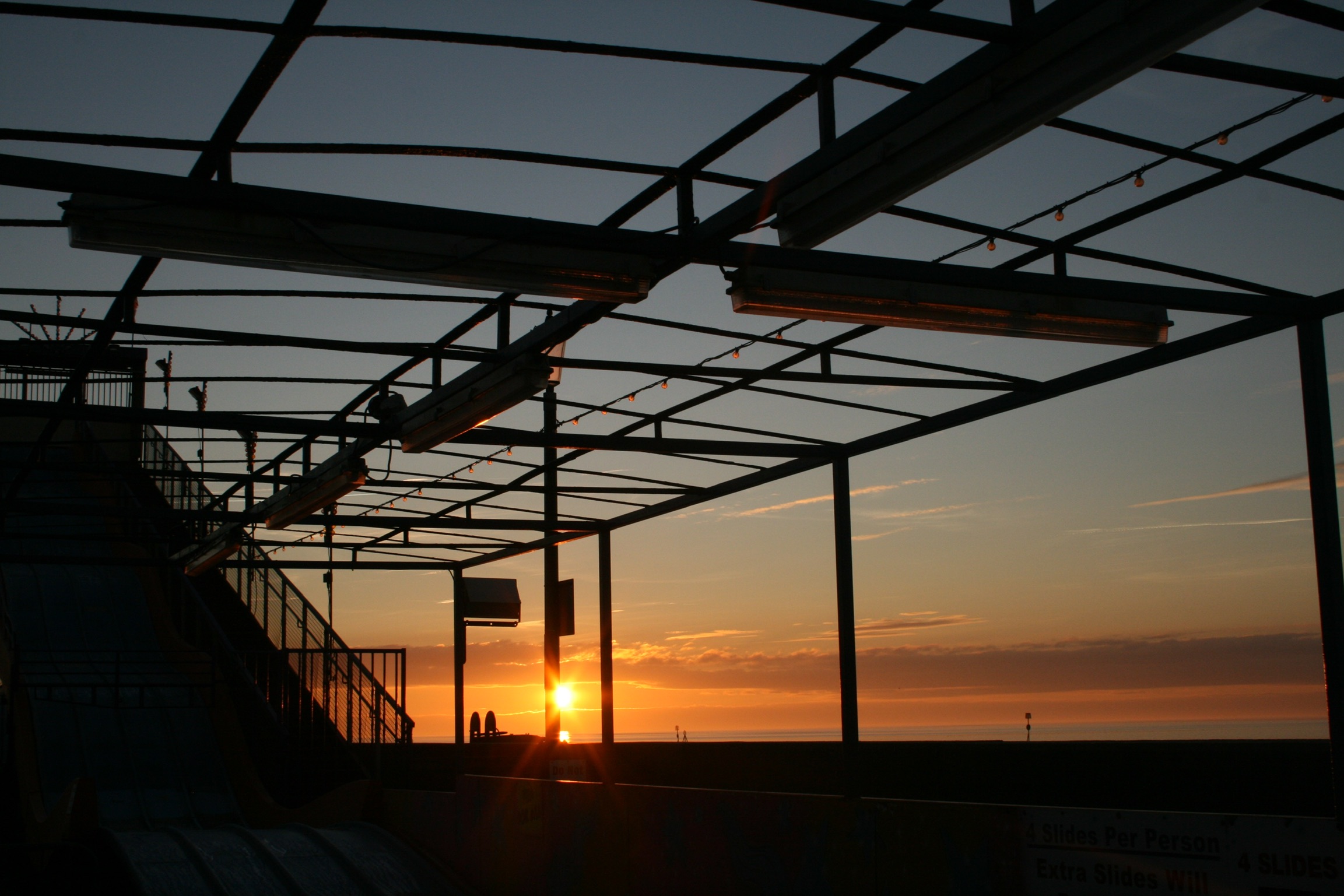 Sunsets at the fairground